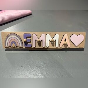 Wooden Name Puzzle - Emma